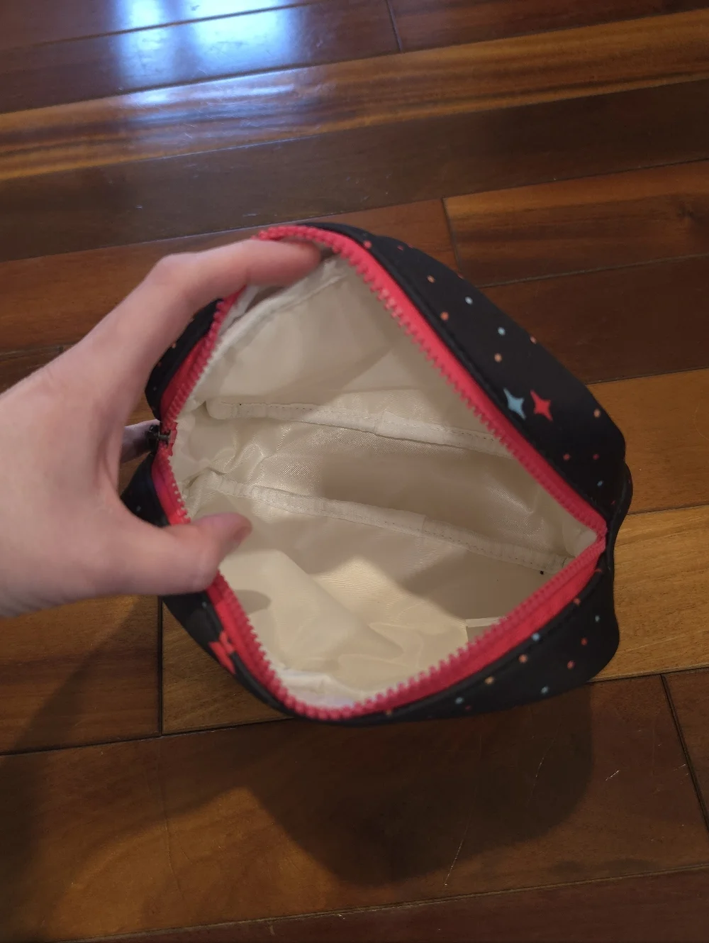 Rad Rev Zipper Cosmetic Case In Neon Stars